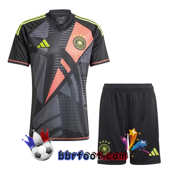 Maillots Equipe De Allemagne Enfant Gardien de but Noir 2024/2025
