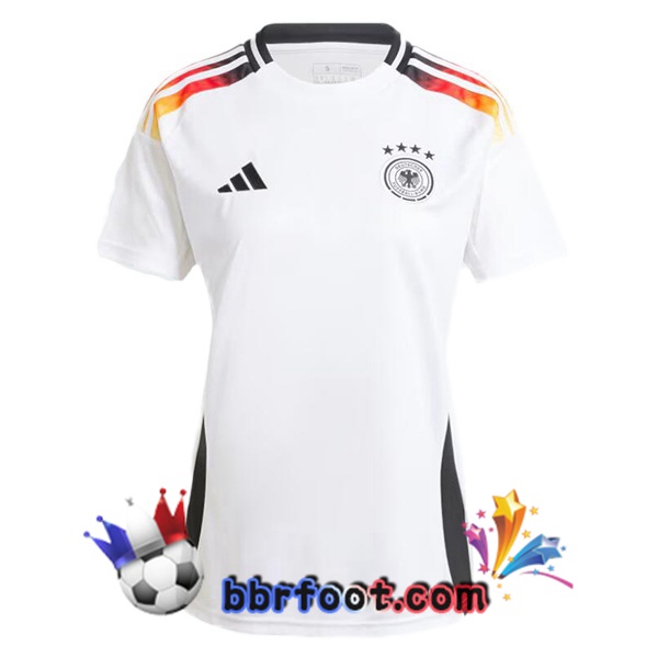 Maillots Equipe De Allemagne Femme Domicile Blanc 2024/2025