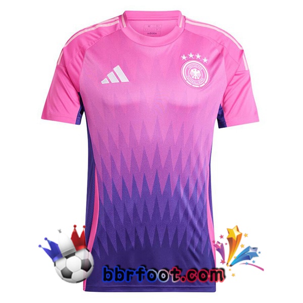 Maillots Equipe De Allemagne Exterieur Rose Pourpre 2024/2025