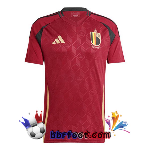 Maillots Equipe De Belgique Domicile Rouge 2024/2025