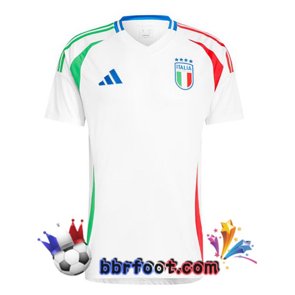 Maillots Equipe De Italie Exterieur Blanc 2024/2025