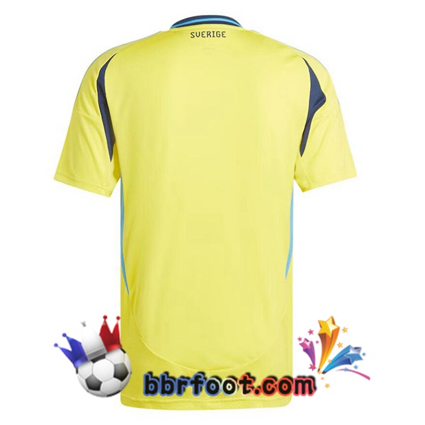 Maillots Equipe De Suede Domicile Jaune 2024/2025