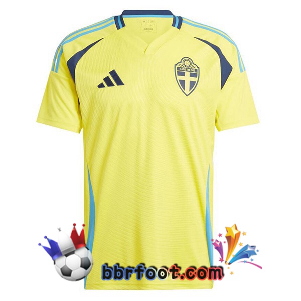 Maillots Equipe De Suede Domicile Jaune 2024/2025