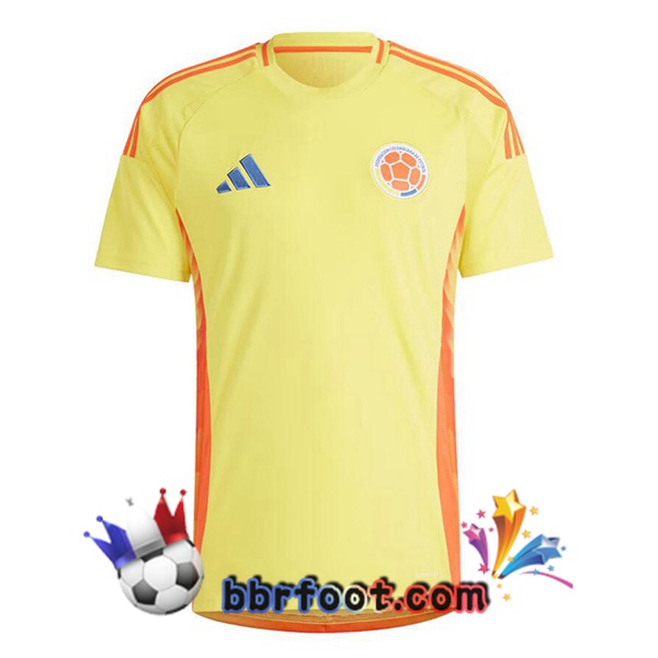 Maillots Equipe De Colombie Domicile Jaune 2024/2025