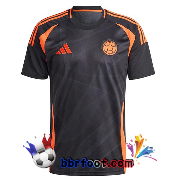 Maillots Equipe De Colombie Exterieur Noir 2024/2025