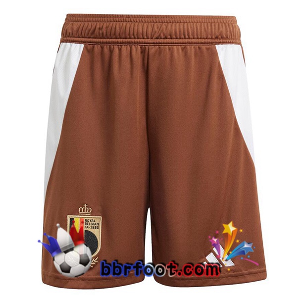 Short Foot Belgique Exterieur Marron 2024/2025