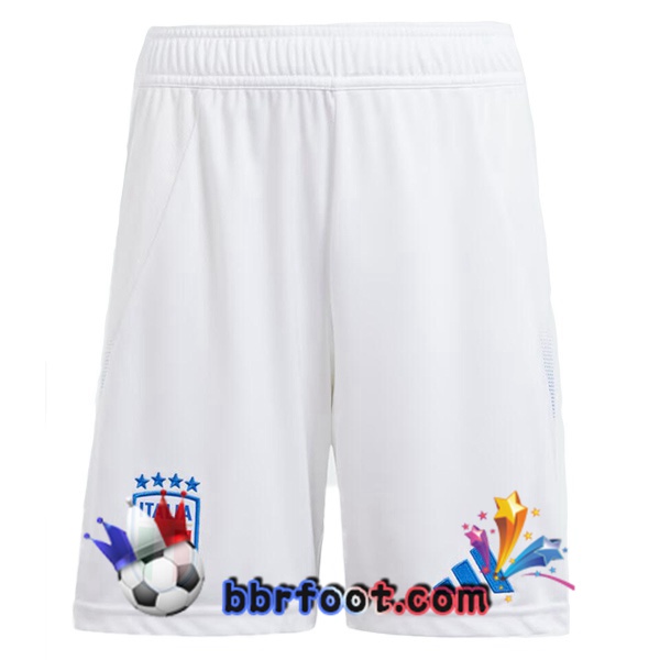 Short Foot Italie Domicile Blanc 2024/2025