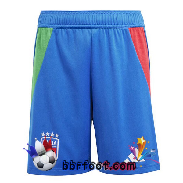 Short Foot Italie Exterieur Bleu 2024/2025