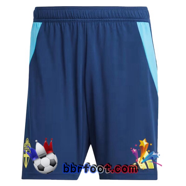 Short Foot Suede Domicile Bleu 2024/2025
