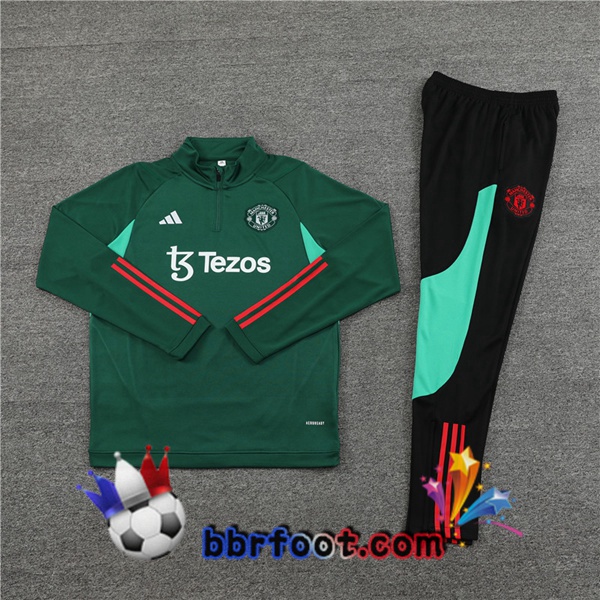 Survetement Foot Manchester United Vert 2024/2025
