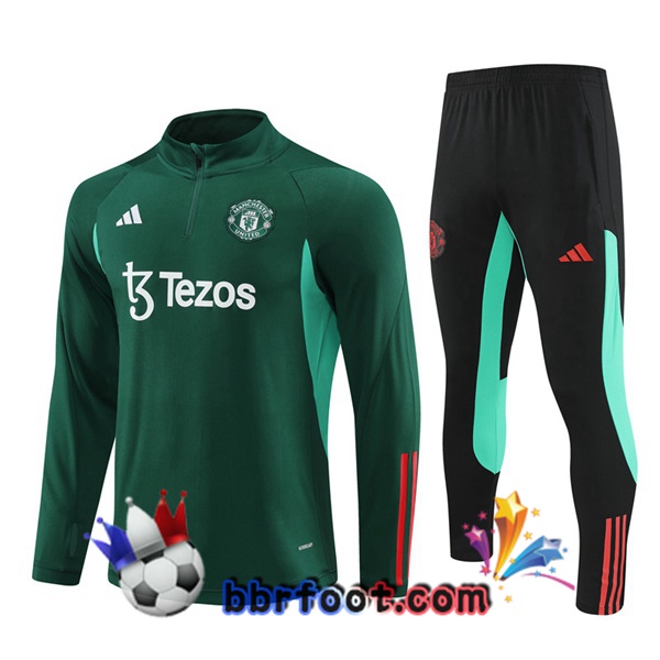 Survetement Foot Manchester United Vert 2024/2025