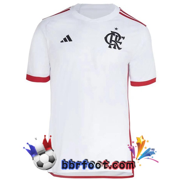 Maillot Foot Flamengo Exterieur Blanc 2024/2025