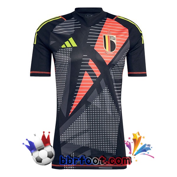 Maillots Equipe De Belgique Gardien de but Noir 2024/2025