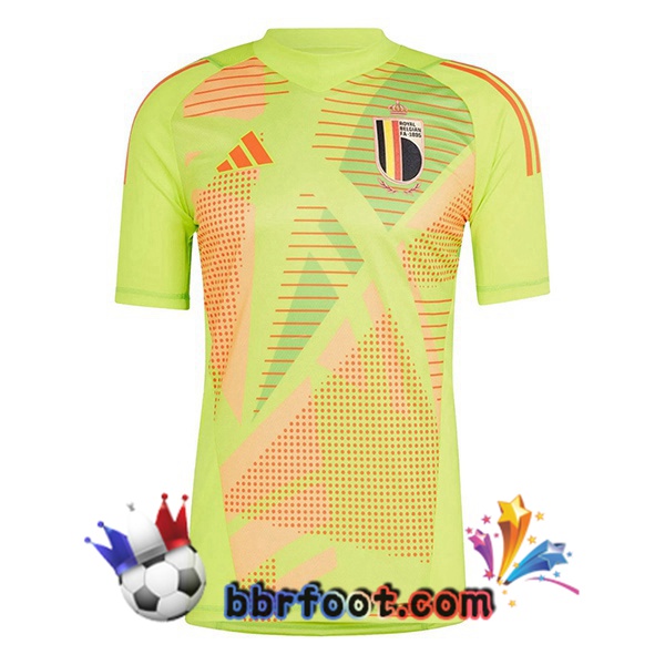 Maillots Equipe De Belgique Gardien de but Jaune 2024/2025