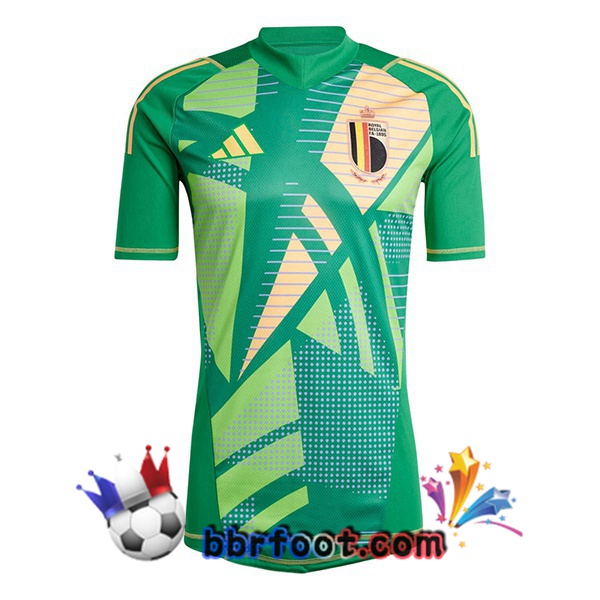 Maillots Equipe De Belgique Gardien de but Vert 2024/2025