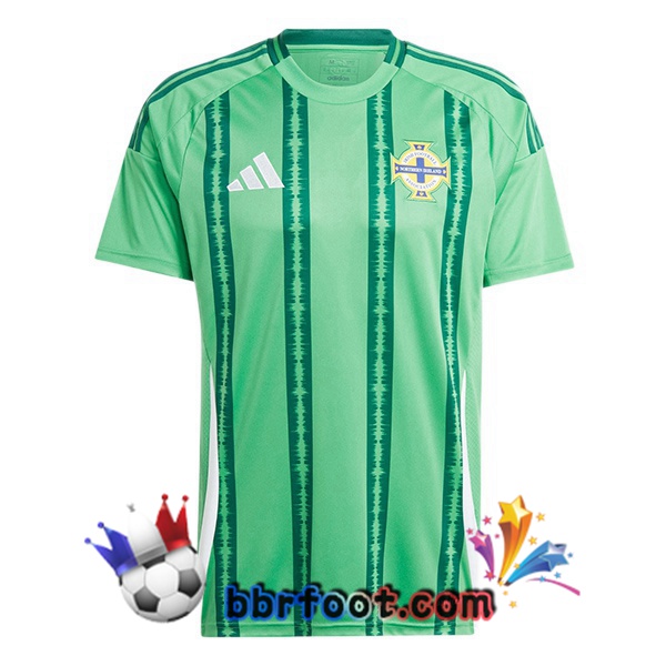 Maillots Equipe De Irlande Du Nord Domicile Vert 2024/2025