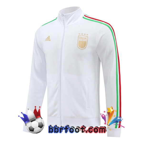 Veste Foot Italie Blanc 2024/2025