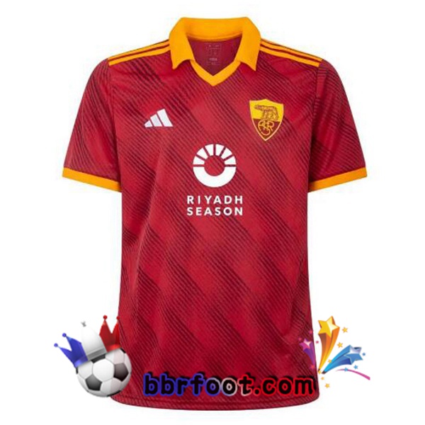 Maillot Foot AS Roma Quatrieme Rouge 2023/2024