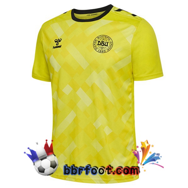 Maillots Equipe De Danemark Gardien de but Jaune 2024/2025