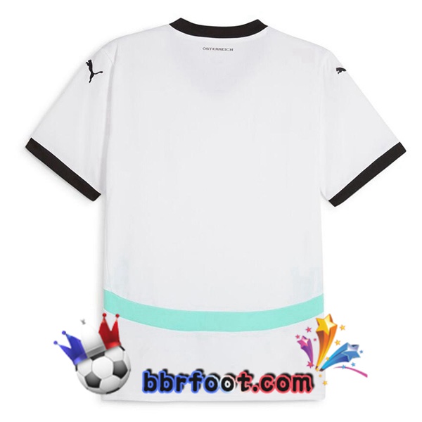 Maillots Equipe De Autriche Exterieur Blanc 2024/2025