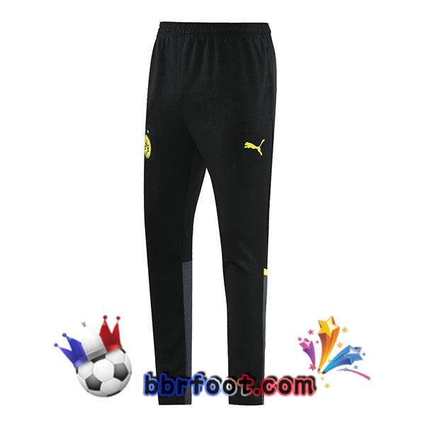Pantalon Foot Dortmund BVB Noir 2024/2025 Pantalon Foot Dortmund BVB Noir 2024/2025