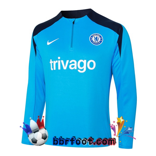 Sweatshirts Homme FC Chelsea Bleu 2024/2025