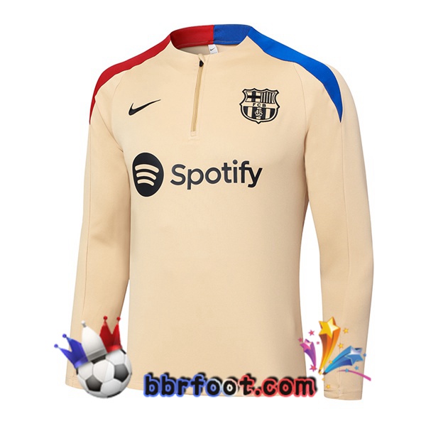 Sweatshirts Homme FC Barcelone Jaune 2024/2025