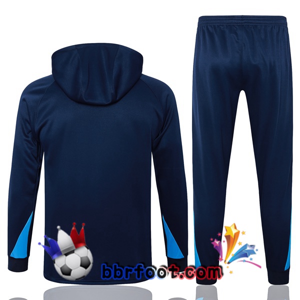 Survetement Foot - Sweat A Capuche FC Chelsea Bleu Royal 2024/2025