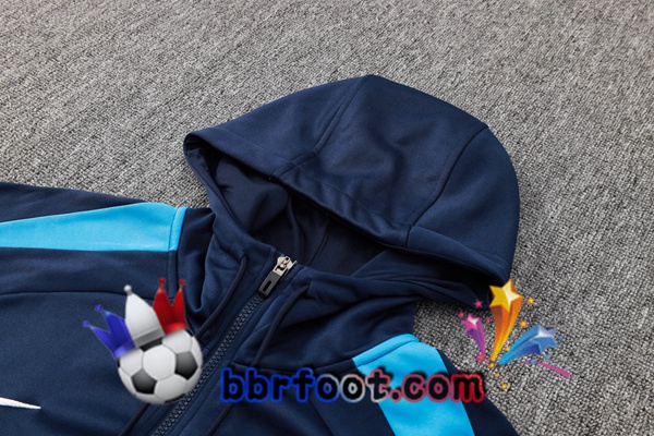 Survetement Foot - Sweat A Capuche FC Chelsea Bleu Royal 2024/2025
