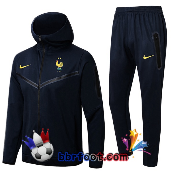 Survetement Foot - Coupe Vent France Bleu Royal 2024/2025