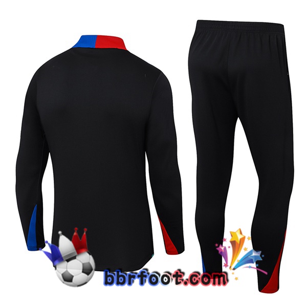 Survetement Foot FC Barcelone Noir 2024/2025