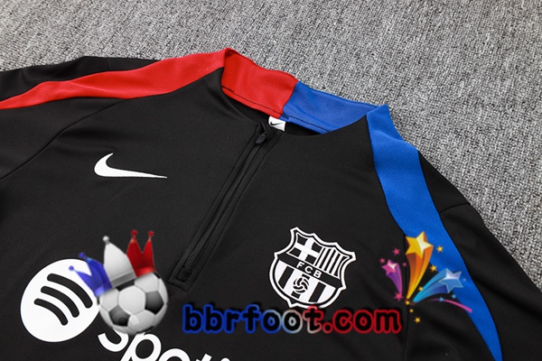 Survetement Foot FC Barcelone Noir 2024/2025
