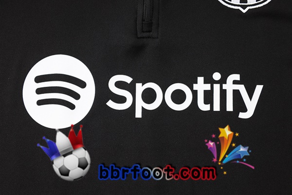 Survetement Foot FC Barcelone Noir 2024/2025