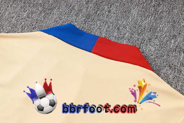 Survetement Foot FC Barcelone Jaune 2024/2025