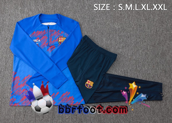 Survetement Foot FC Barcelone Bleu 2024/2025