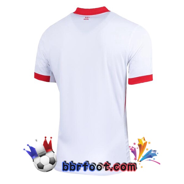 Maillots Equipe De Pologne Domicile Blanc 2024/2025