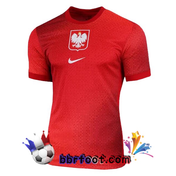 Maillots Equipe De Pologne Exterieur Rouge 2024/2025