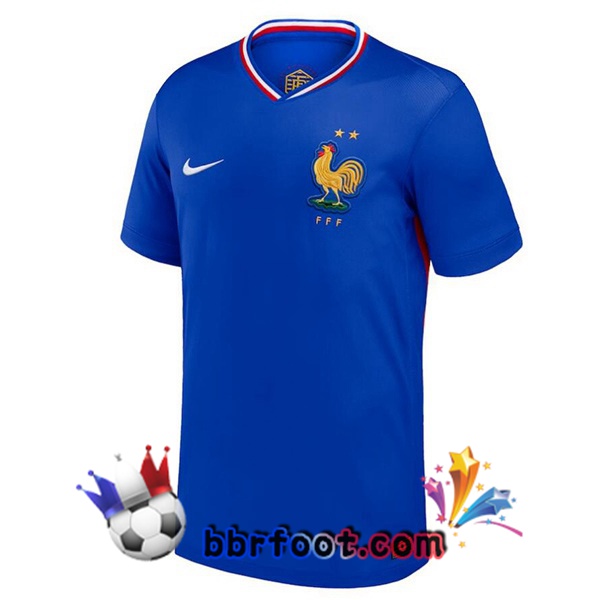 Maillots Equipe De France Domicile Bleu 2024/2025