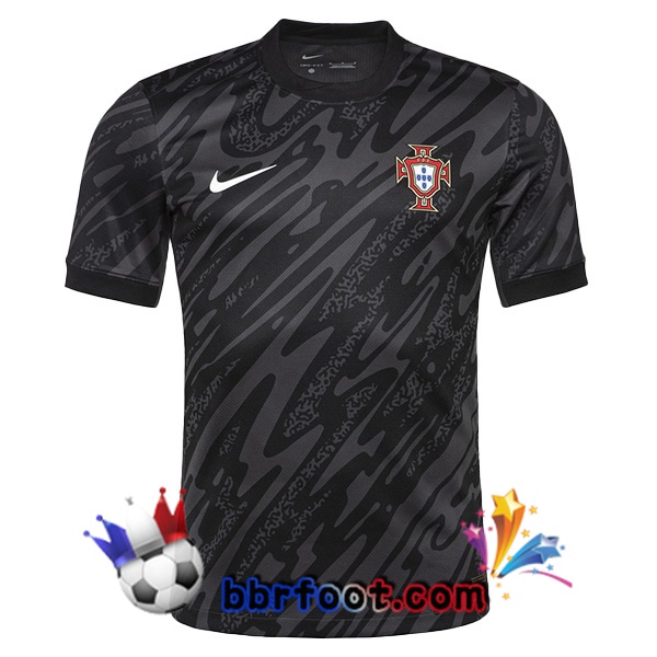 Maillots Equipe De Portugal Gardien de but Noir 2024/2025 Maillots Equipe De Portugal Gardien de but Noir 2024/2025