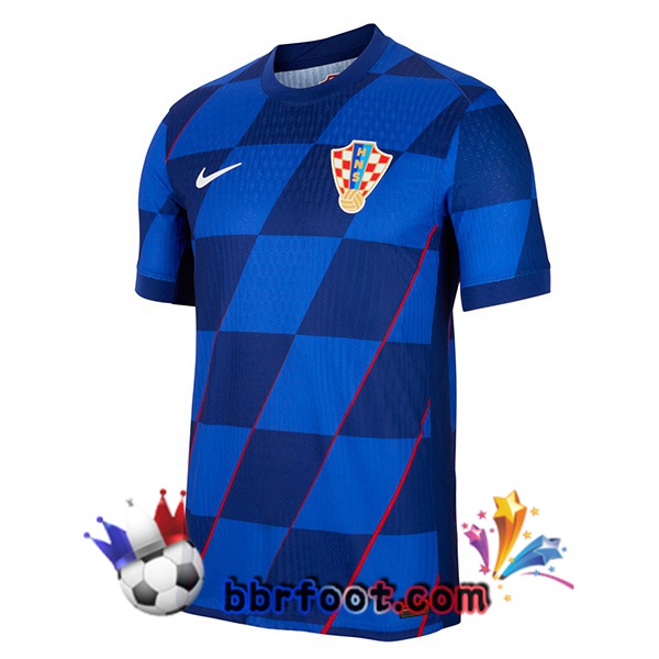 Maillots Equipe De Croatie Exterieur Bleu 2024/2025