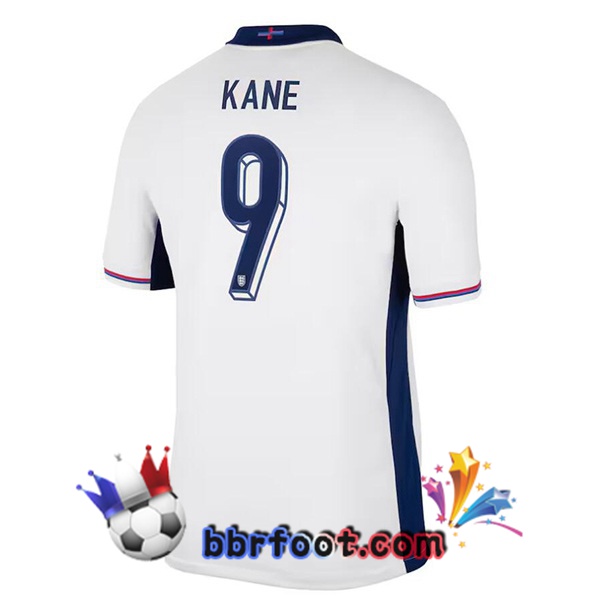 Maillots Equipe De Angleterre (Kane 9) Domicile Blanc 2024/2025