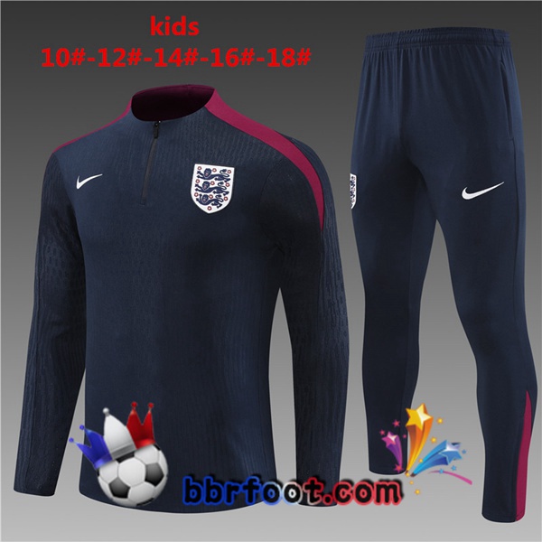 Survetement Foot Angleterre Enfant Bleu Royal 2024/2025