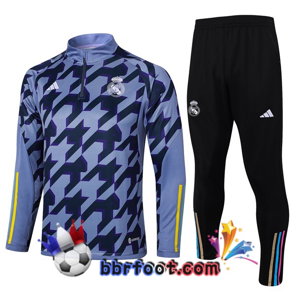 Survetement Foot Real Madrid Bleu 2024/2025