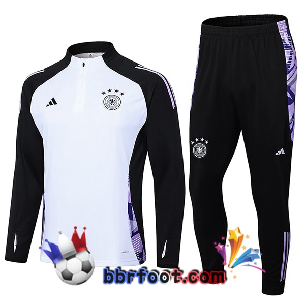 Survetement Foot Allemagne Blanc 2024/2025