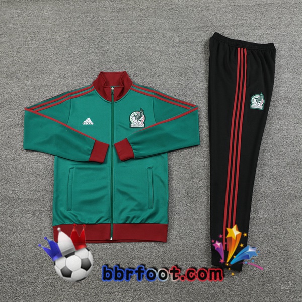Survetement Foot - Veste Mexique Vert 2024/2025