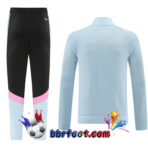 Survetement Foot - Veste Juventus Blanc Noir 2024/2025