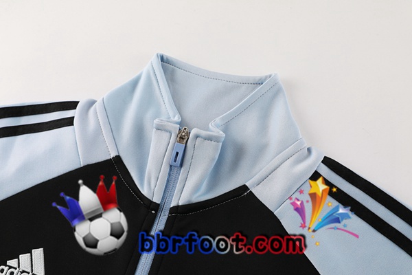 Survetement Foot - Veste Juventus Blanc Noir 2024/2025