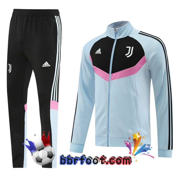 Survetement Foot - Veste Juventus Blanc Noir 2024/2025