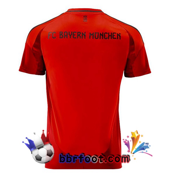 Maillot Foot Bayern Munich Domicile Rouge 2024/2025