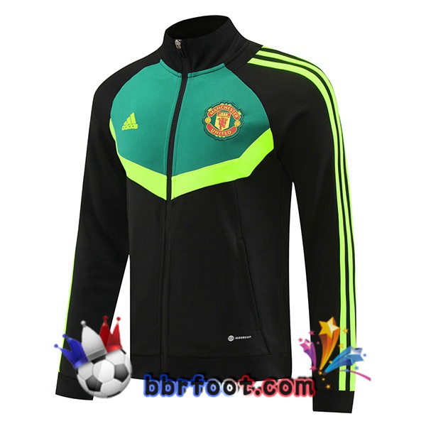 Veste Foot Manchester United Noir Vert 2024/2025
